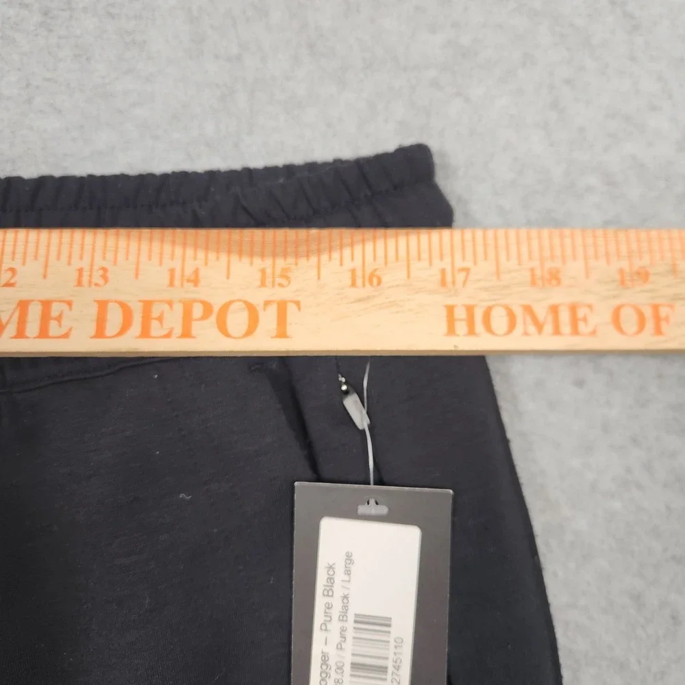 Rhone Jogger Pants Mens Large Black Stretch Zip Pocket Dreamstate Jogger
